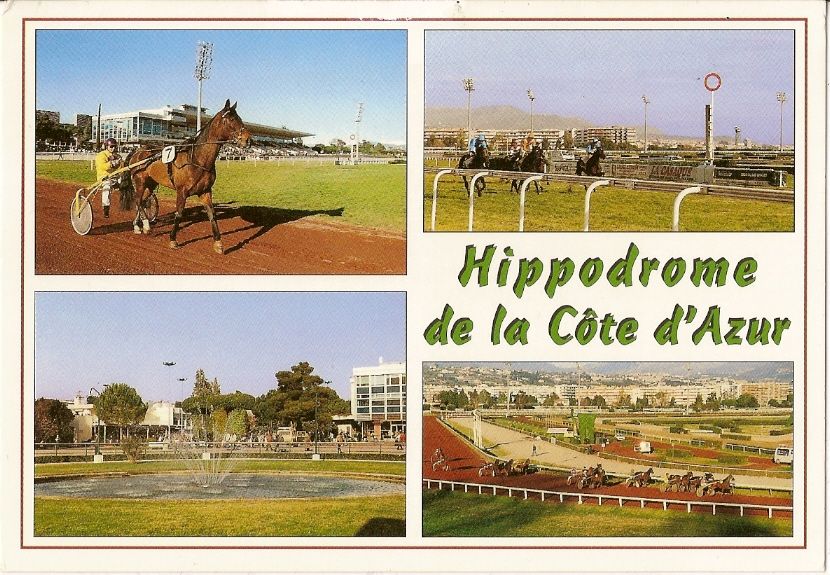 carte d'hippodrome à Cagnes sur mer